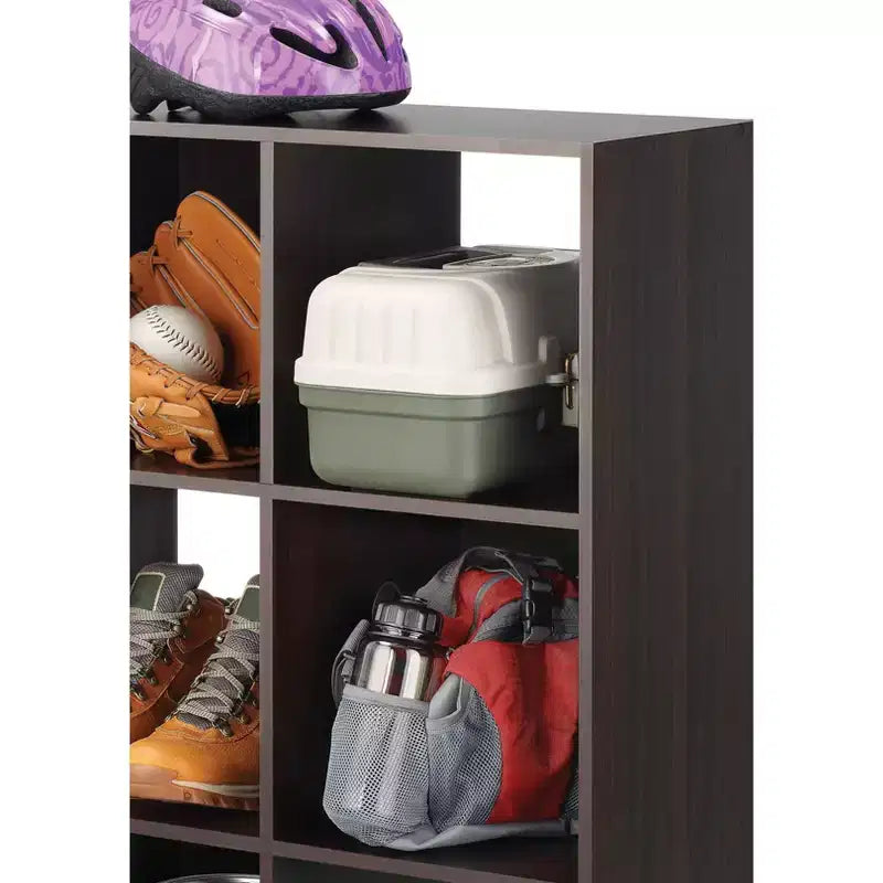 Whitmor Organizzatore a cubo a 9 sezioni color Espresso
