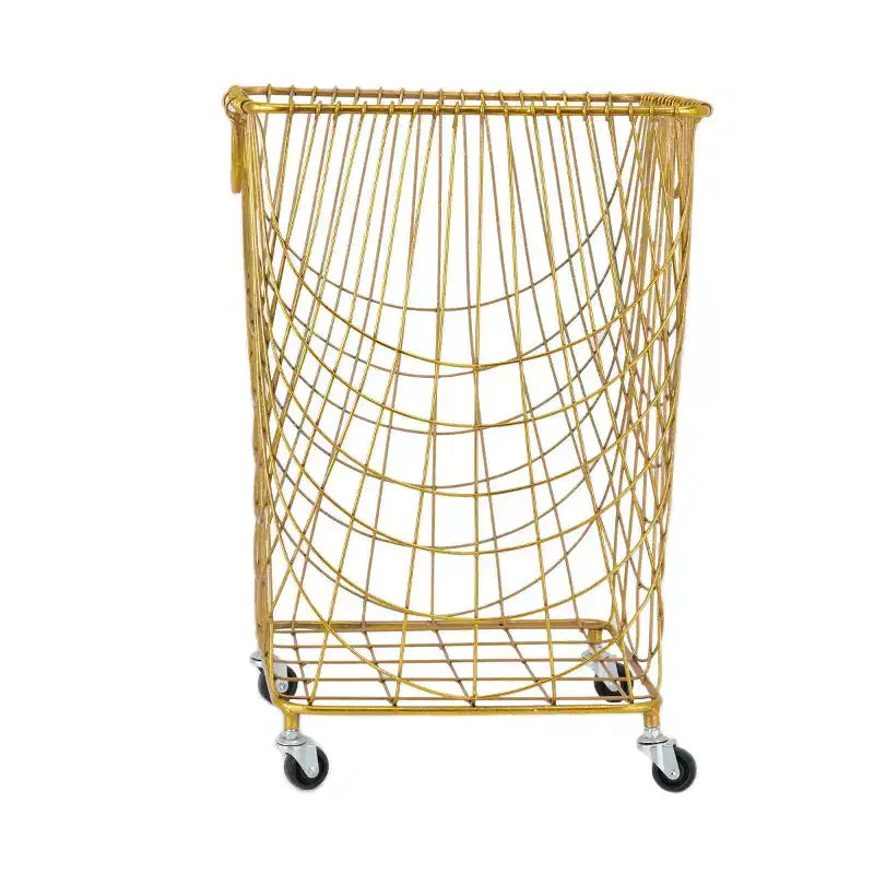 Carrello portaoggetti in ferro oro - Olivia & May