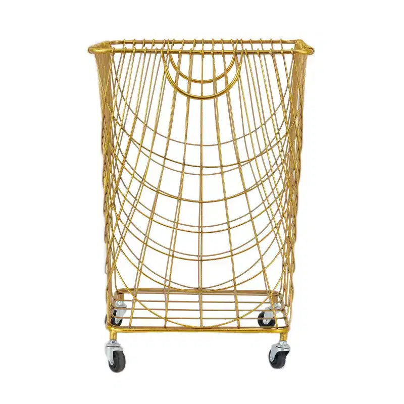 Carrello portaoggetti in ferro oro - Olivia & May