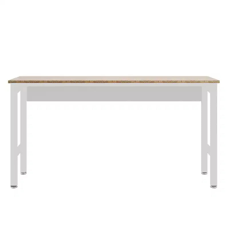 Manhattan Comfort Fortress Set 3 Mobili e Banco da Lavoro Salvaspazio per Garage 1.0 Bianco: Contenitori con Serratura e Ripiani Regolabili