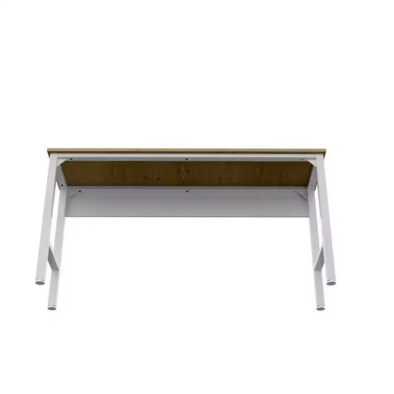 Manhattan Comfort Fortress Set 3 Mobili e Banco da Lavoro Salvaspazio per Garage 1.0 Bianco: Contenitori con Serratura e Ripiani Regolabili