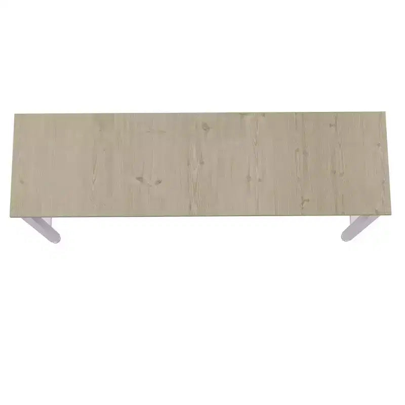 Manhattan Comfort Fortress Set 3 Mobili e Banco da Lavoro Salvaspazio per Garage 1.0 Bianco: Contenitori con Serratura e Ripiani Regolabili
