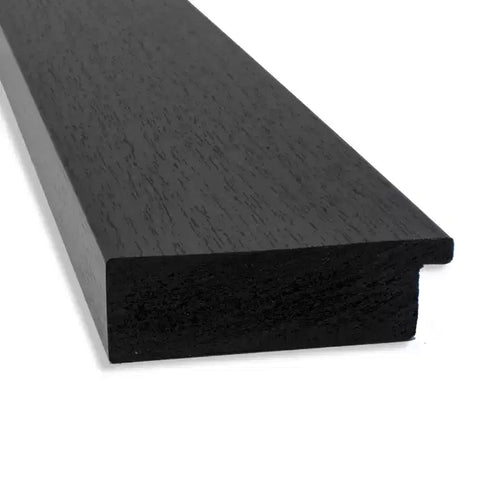 Specchio da parete Espresso smussato da 42" x 30": moderno, incorniciato, rettangolare - Amanti Art