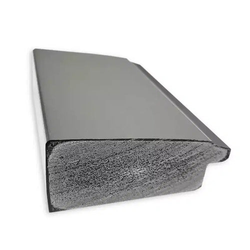 Specchio da parete per bagno Vista spazzolato in nichel senza smussatura 22" x 28" - Amanti Art: rettangolare, cornice in polistirolo, include ferramenta di montaggio