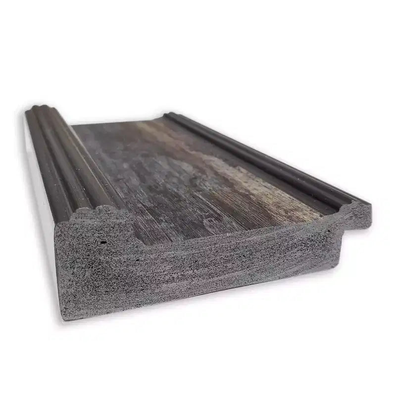 Specchio da appoggio intero da 30" x 66" con cornice rustica senza smussatura - Amanti Art