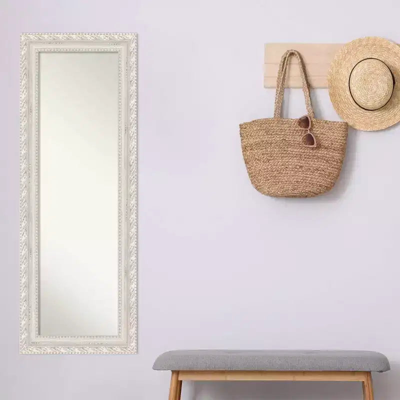 Specchio da porta Opera in legno, non smussato, 20"x54" (50,8x137,16 cm), da parete - Amanti Art