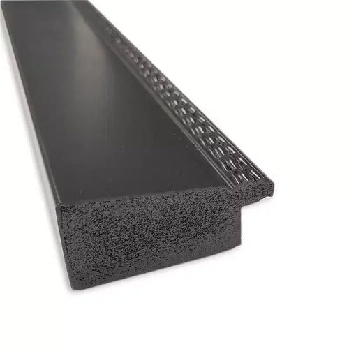 Specchio da parete nero Avon, non bisellato, 73,66 cm x 73,66 cm - Amanti Art