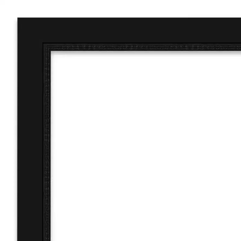 Specchio da parete nero Avon, non bisellato, 73,66 cm x 73,66 cm - Amanti Art