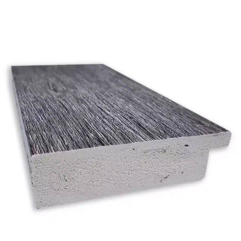 Specchio da parete rustico Amanti Art 41"x29" con cornice in corteccia grigia: Smussato, nessun assemblaggio richiesto