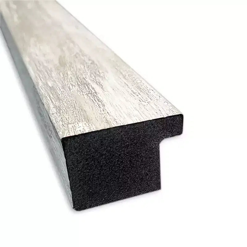 Specchio da parete stretto metallico craquelé non smussato 30" x 24" - Amanti Art: Rettangolare, Cornice in polistirolo, Include hardware di montaggio