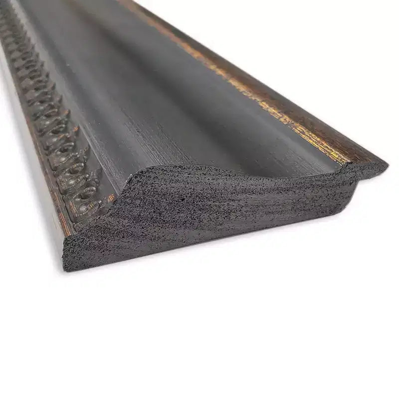 Specchio da parete Thomas nero bronzo non smussato 42" x 30" - Amanti Art: Stile moderno, cornice in polistirolo, hardware di montaggio incluso