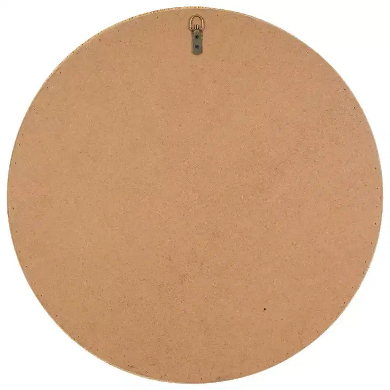 Specchio da parete avvolto in legno 24"x24" con cornice perlata marrone - Olivia & May
