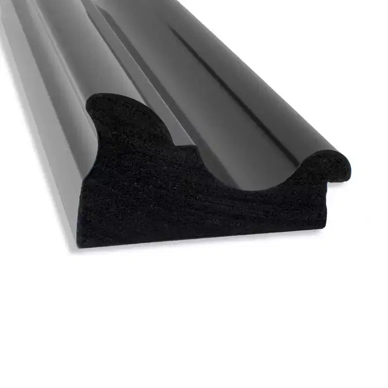 Amanti Art 42"x30" Specchio da Parete da Bagno Coloniale Non Smussato Nero: Stile Moderno, Cornice in Polistirene, Montaggio a Parete