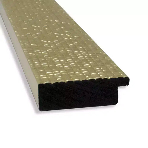 Specchio da Parete per Bagno Mosaico Non Smussato Oro 42" x 31" - Amanti Art: Cornice in Polistirene, Montaggio a Parete
