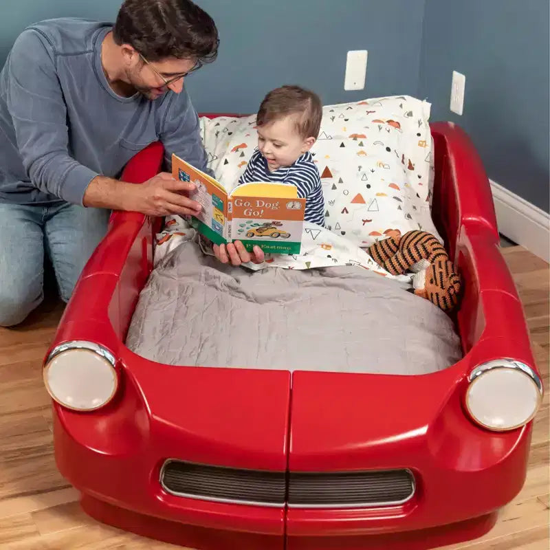 Step2 Roadster Lettino per Bambini da 2 a 12 Anni - Rosso
