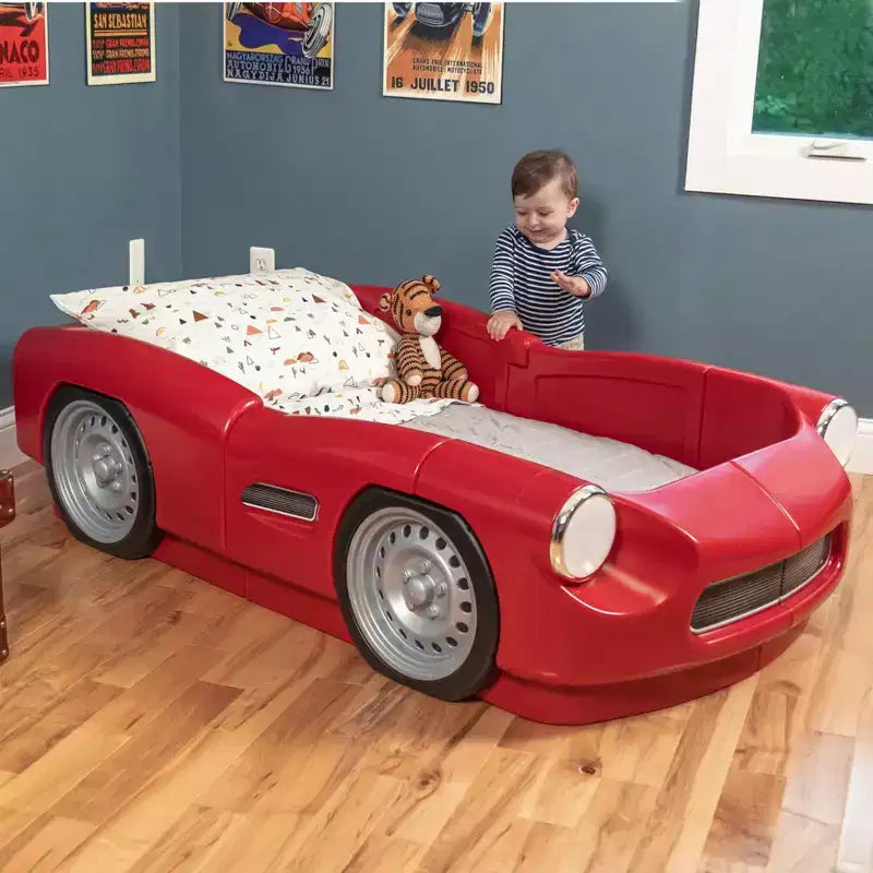 Step2 Roadster Lettino per Bambini da 2 a 12 Anni - Rosso