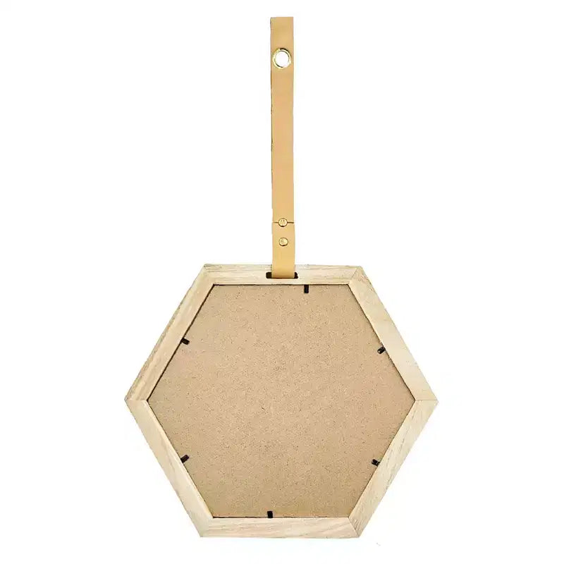 Specchio esagonale MAYEERTY, Specchio decorativo per soggiorno, atrio, ingresso, camera da letto, 11x10