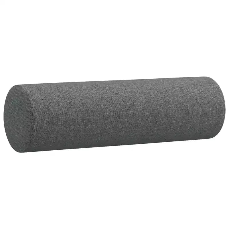 Divano a 2 posti in tessuto grigio scuro (100% poliestere), metallo, textilene