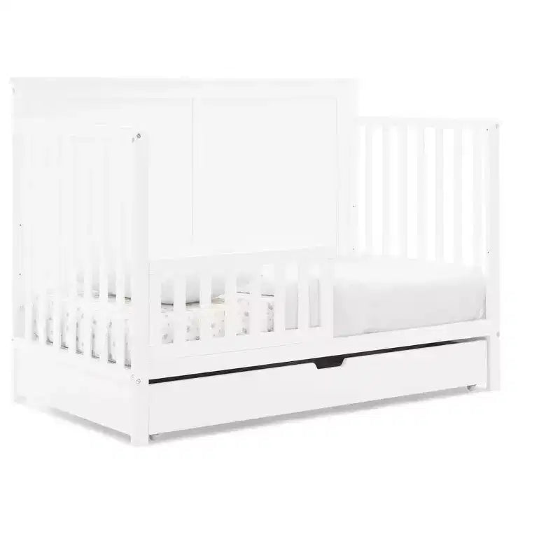 Delta Children Logan Lettino con sponde e ringhiera di protezione per bambini #W146725