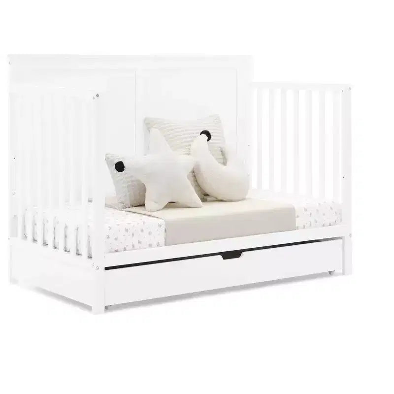 Delta Children Logan Lettino con sponde e ringhiera di protezione per bambini #W146725