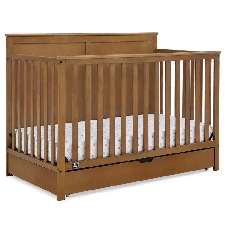 Delta Children Logan Lettino con sponde e ringhiera di protezione per bambini #W146725