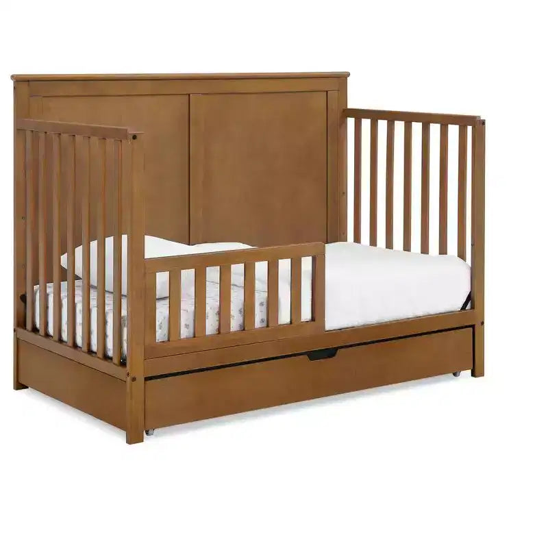 Delta Children Logan Lettino con sponde e ringhiera di protezione per bambini #W146725