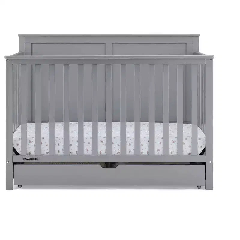 Delta Children Logan Lettino con sponde e ringhiera di protezione per bambini #W146725