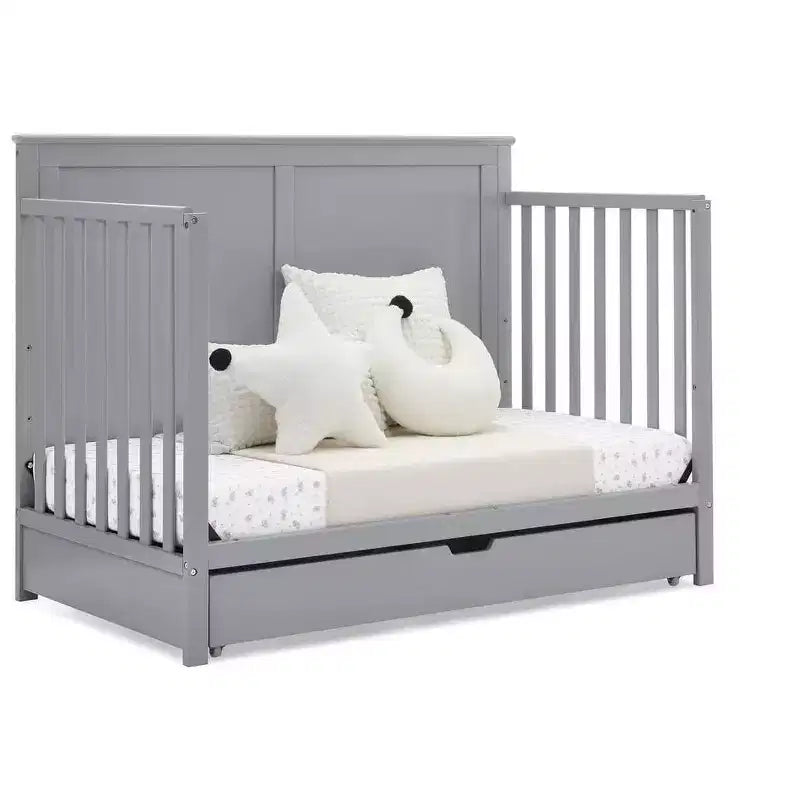 Delta Children Logan Lettino con sponde e ringhiera di protezione per bambini #W146725