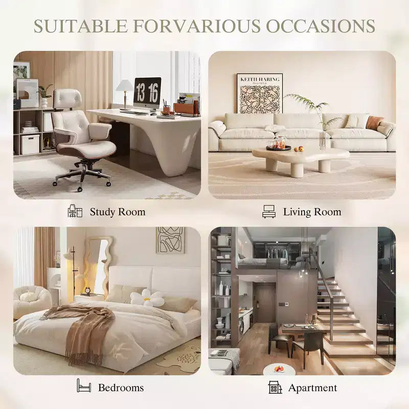 Divano moderno a seduta profonda Zeus & Ruta con braccioli ultra confortevoli, cuscini e tasche portaoggetti