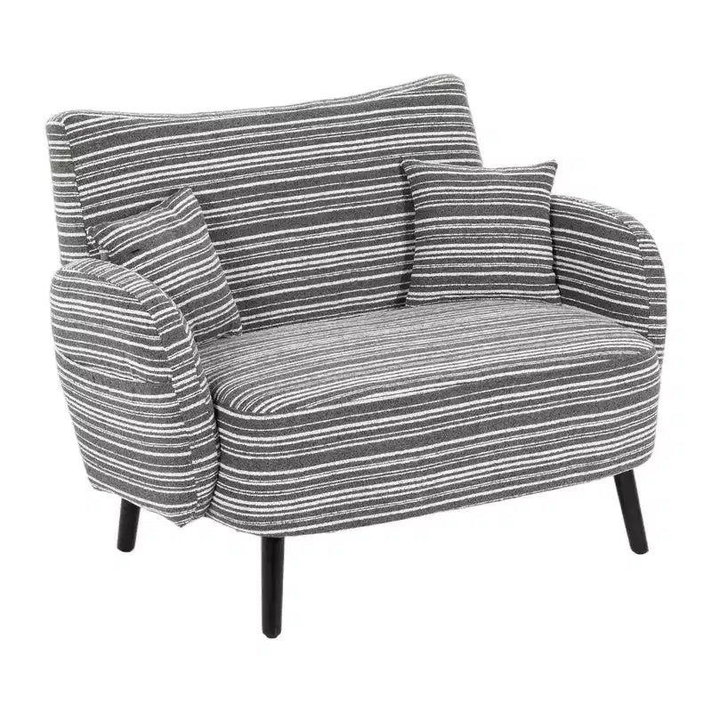 Divano moderno a seduta profonda Zeus & Ruta con braccioli ultra confortevoli, cuscini e tasche portaoggetti