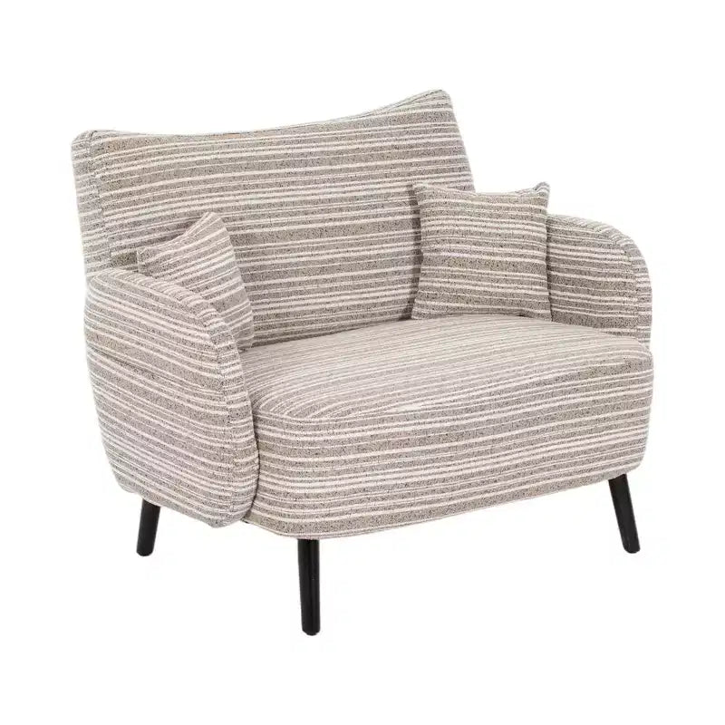Divano moderno a seduta profonda Zeus & Ruta con braccioli ultra confortevoli, cuscini e tasche portaoggetti