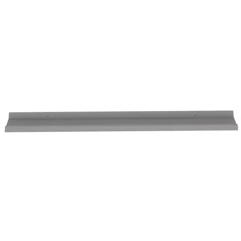 Set di 4 mensole da parete grigie in MDF rettangolari moderne