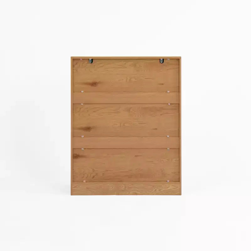 GDFStudio Tyra 31 Mobiletto Moderno in Legno con 4 Ripiani Porta Scarpe, 1 Cassetto e Ripiani Regolabili