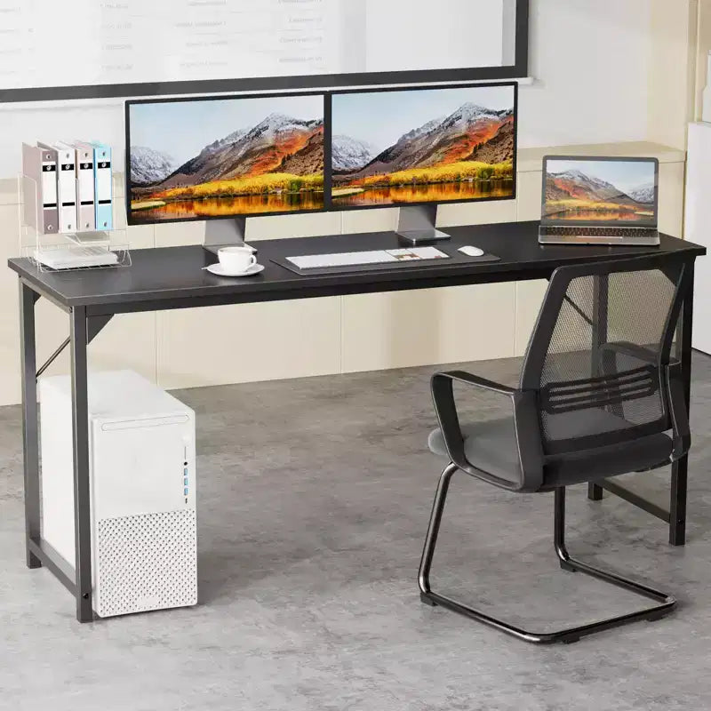 Scrivania per computer JIONJOY 55 - Tavolo da scrittura per ufficio domestico rinforzato a forma di X, stile moderno semplice