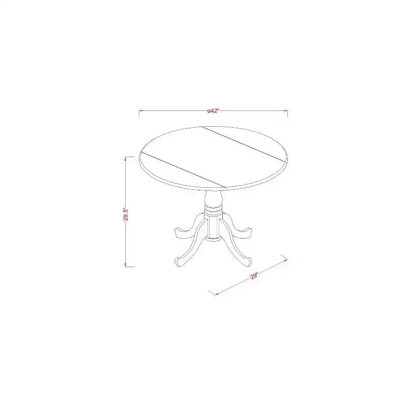 Set da pranzo 3 pezzi con piano in legno massello finitura lino bianco - 4 posti