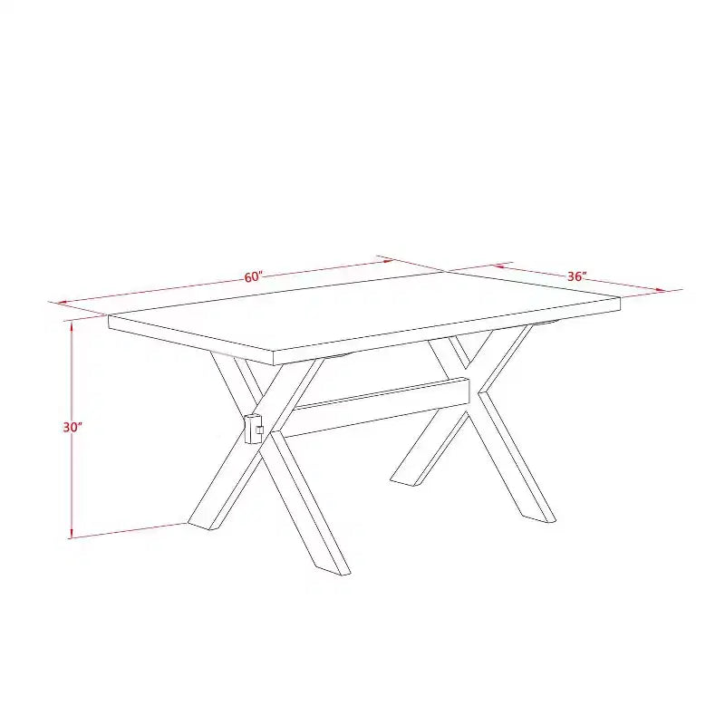 Tavolo da pranzo HomeStock in rovere naturale con 1 panca e 4 sedie, 6 pezzi
