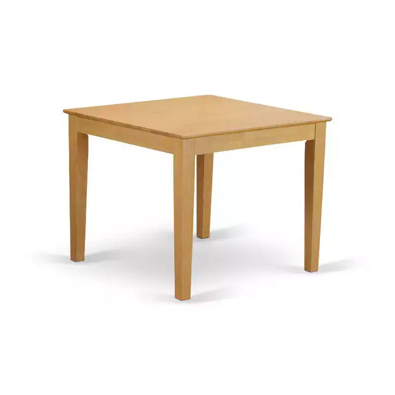 Set da pranzo da cucina per 4 persone - Set tavolo e sedie da 5 pezzi - Sedie in tessuto di lino - Finitura rovere 36x36 pollici