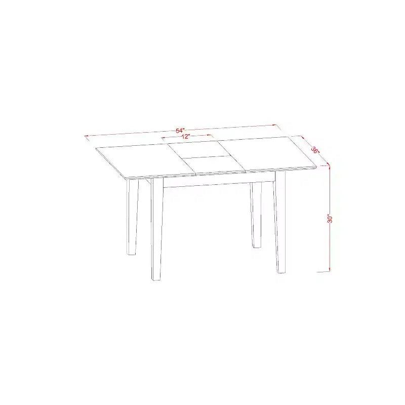 Set da pranzo - Tavolo da pranzo piccolo con sedie e panca - Mobili da sala da pranzo per cucina
