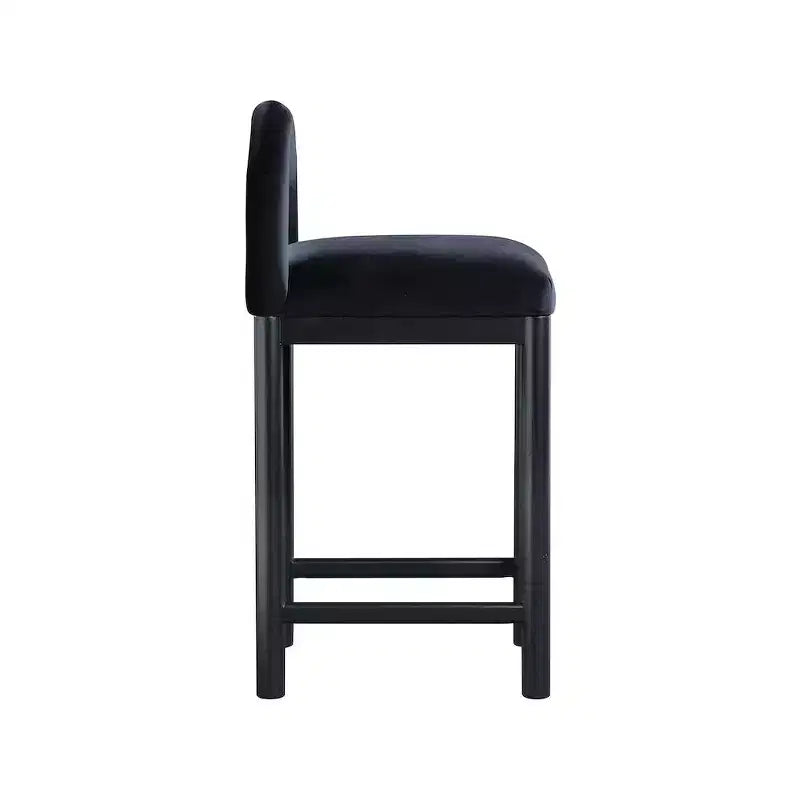 Meridian Furniture, Sgabello da bancone Conrad in velluto
