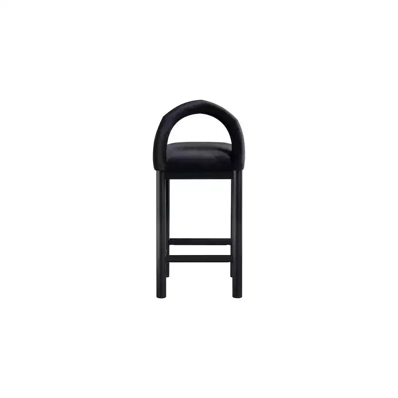 Meridian Furniture, Sgabello da bancone Conrad in velluto