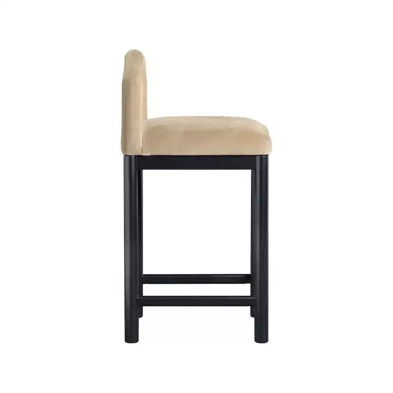 Meridian Furniture, Sgabello da bancone Conrad in velluto
