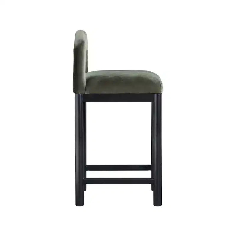 Meridian Furniture, Sgabello da bancone Conrad in velluto