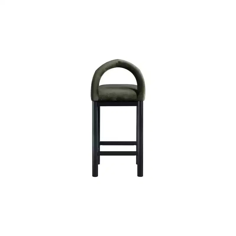 Meridian Furniture, Sgabello da bancone Conrad in velluto