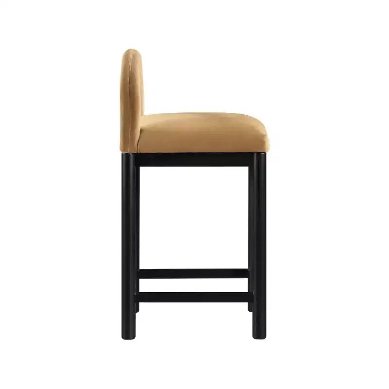 Meridian Furniture, Sgabello da bancone Conrad in velluto