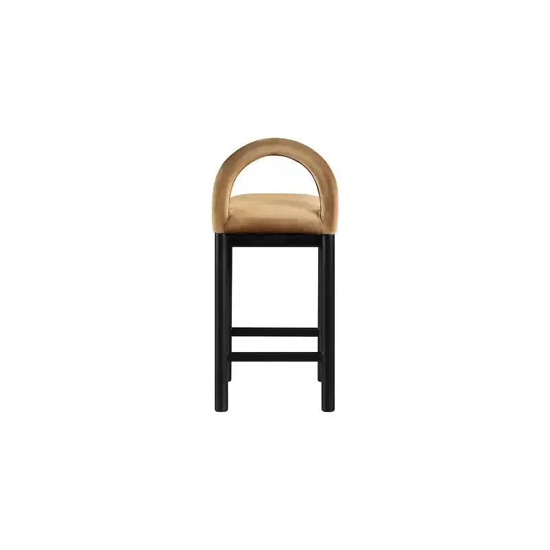 Meridian Furniture, Sgabello da bancone Conrad in velluto