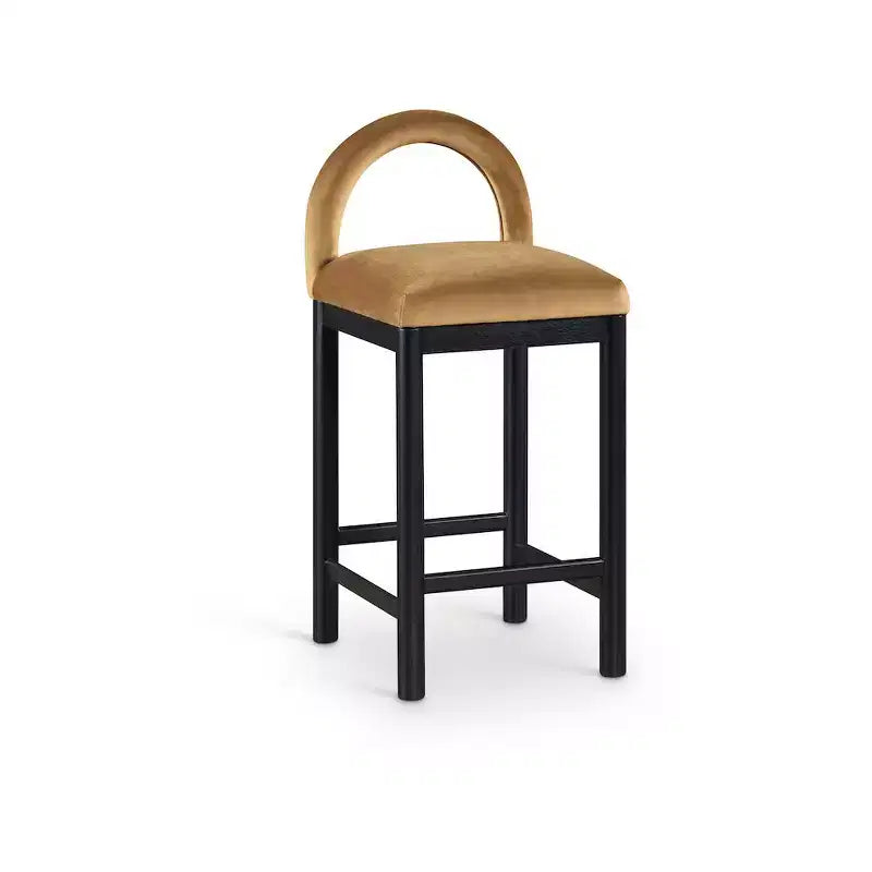Meridian Furniture, Sgabello da bancone Conrad in velluto