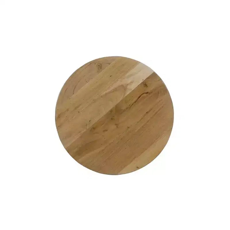 Tavolino rotondo moderno Jofran, Ames in legno massello da 20"