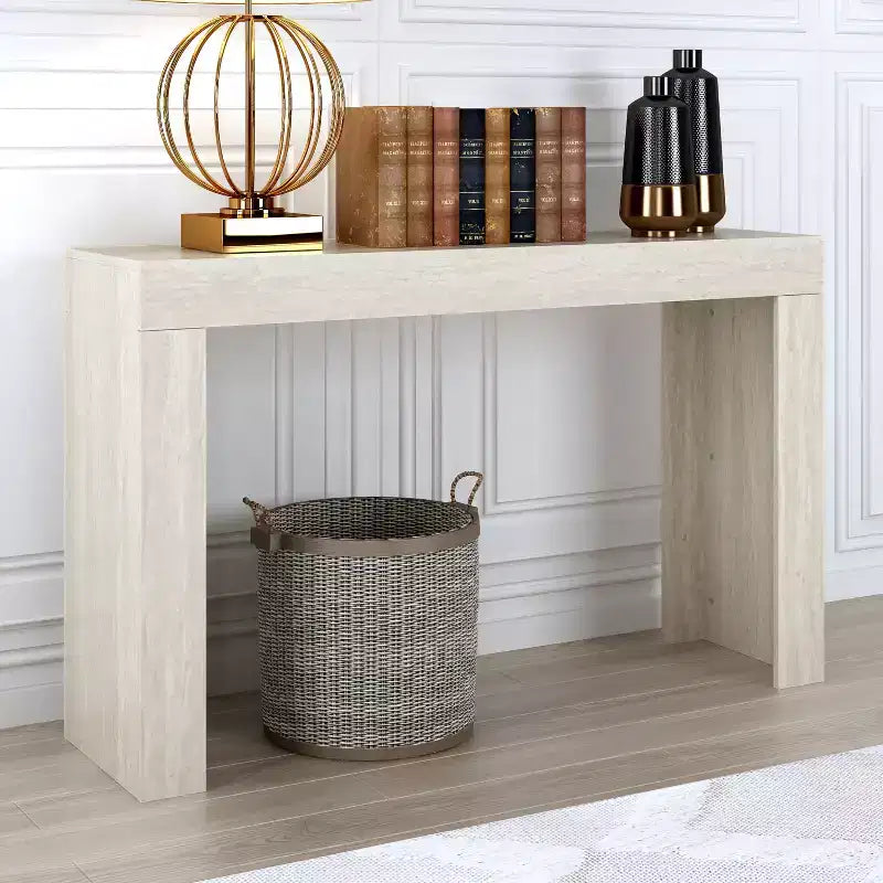 Consolle Galano con piano sottile rettangolare 119.1 L x 32.5 P x 73.7 H cm