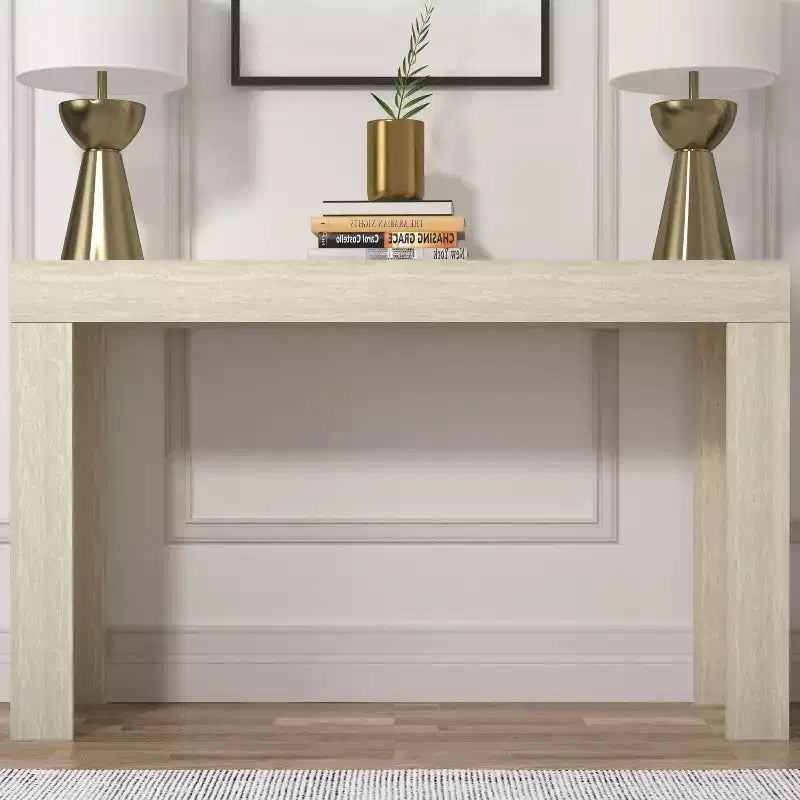 Consolle Galano con piano sottile rettangolare 119.1 L x 32.5 P x 73.7 H cm