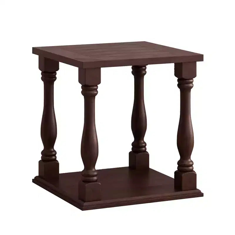 Tavolino antico Kael GDFStudio con ripiano aperto